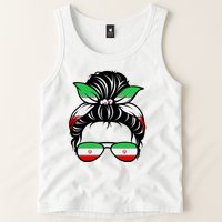 Iran Messy Bun Support Iran IranIran Tank Top