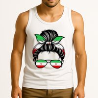 Iran Messy Bun Support Iran IranIran Tank Top