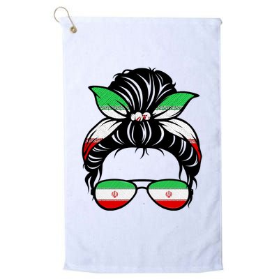 Iran Messy Bun Support Iran IranIran Golf Towel