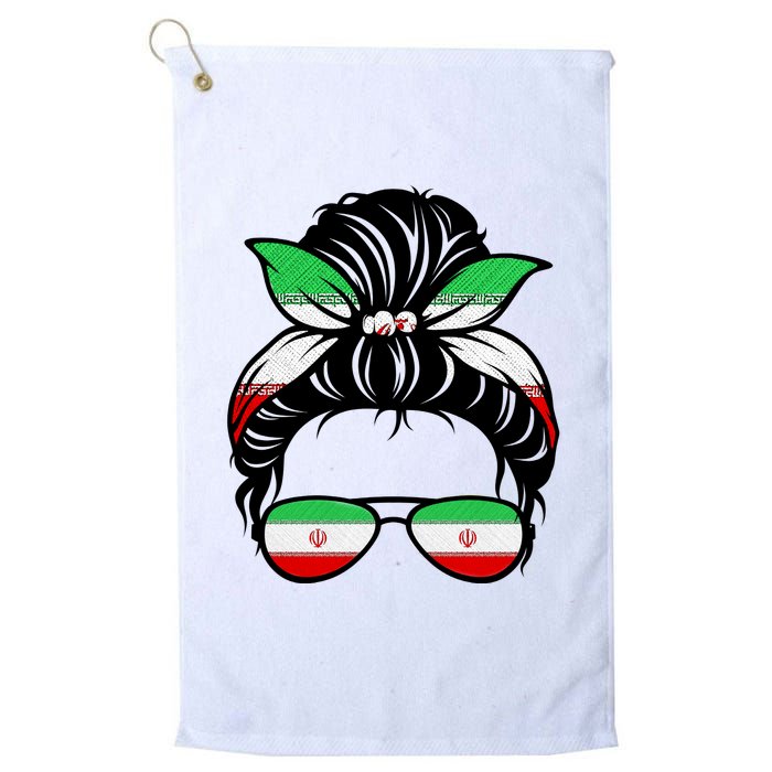 Iran Messy Bun Support Iran IranIran Golf Towel
