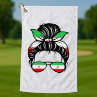 Iran Messy Bun Support Iran IranIran Golf Towel