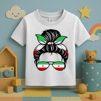 Iran Messy Bun Support Iran IranIran Toddler T-Shirt