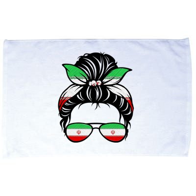 Iran Messy Bun Support Iran IranIran Microfiber Hand Towel