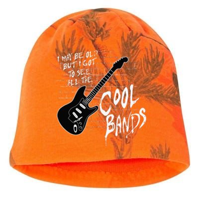 I May Be Old But I Got To See All The Cool Bands Kati - Camo Knit Beanie