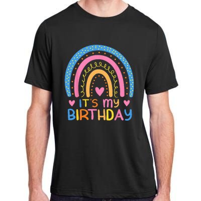 IT’S MY BIRTHDAY RAINBOW For Women Ns Girls Gift Adult ChromaSoft Performance T-Shirt