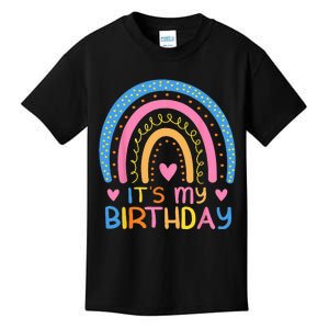 IT’S MY BIRTHDAY RAINBOW For Women Ns Girls Gift Kids T-Shirt