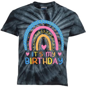 IT’S MY BIRTHDAY RAINBOW For Women Ns Girls Gift Kids Tie-Dye T-Shirt