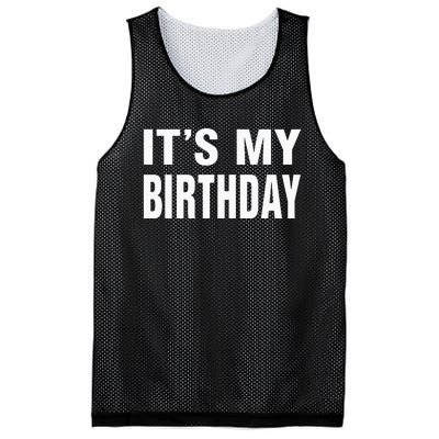 Its My Birthday Gif For Women Teen Men Mesh Reversible Basketball Jersey Tank