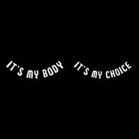 Its My Body Its My Choice Cute Feminist Cooling Performance Crew T-Shirt