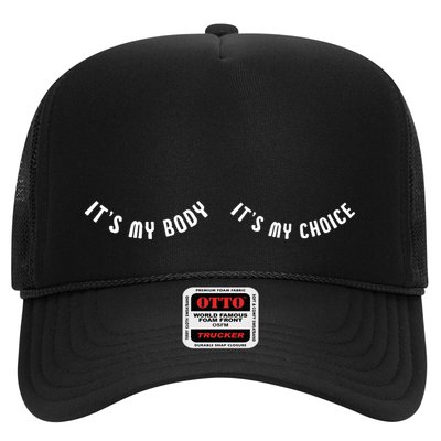 Its My Body Its My Choice Cute Feminist Trucker Hat