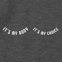 Its My Body Its My Choice Cute Feminist Vector Backpack