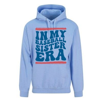 In My Baseball Sister Era Sporty Girl Unisex Surf Hoodie