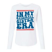 In My Baseball Sister Era Sporty Girl Womens Cotton Relaxed Long Sleeve T-Shirt