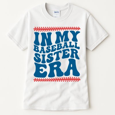 In My Baseball Sister Era Sporty Girl Tall T-Shirt