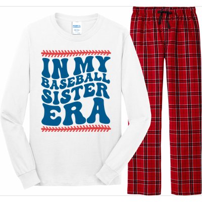 In My Baseball Sister Era Sporty Girl Long Sleeve Pajama Set