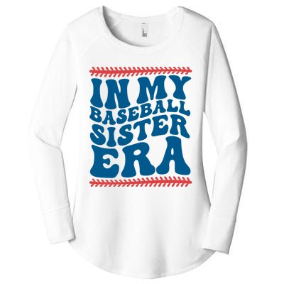 In My Baseball Sister Era Sporty Girl Women's Perfect Tri Tunic Long Sleeve Shirt