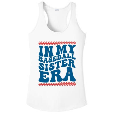 In My Baseball Sister Era Sporty Girl Ladies PosiCharge Competitor Racerback Tank