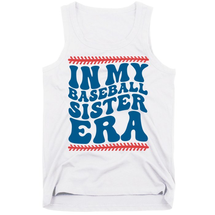 In My Baseball Sister Era Sporty Girl Tank Top