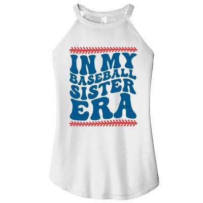 In My Baseball Sister Era Sporty Girl Women's Perfect Tri Rocker Tank