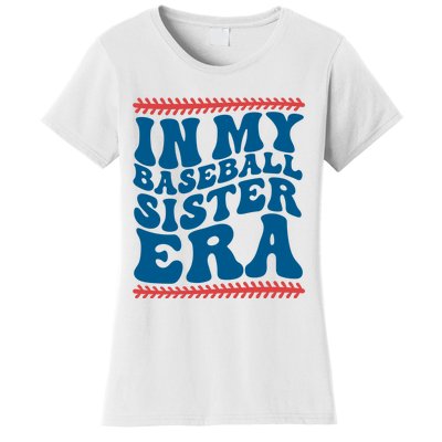 In My Baseball Sister Era Sporty Girl Women's T-Shirt