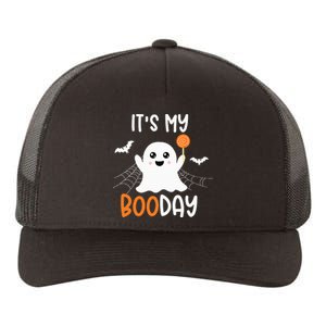 Its My Boo Day Cute Halloween Birthday Ghost Yupoong Adult 5-Panel Trucker Hat