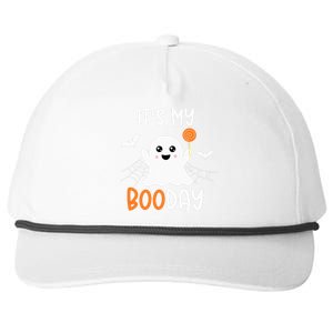 Its My Boo Day Cute Halloween Birthday Ghost Snapback Five-Panel Rope Hat