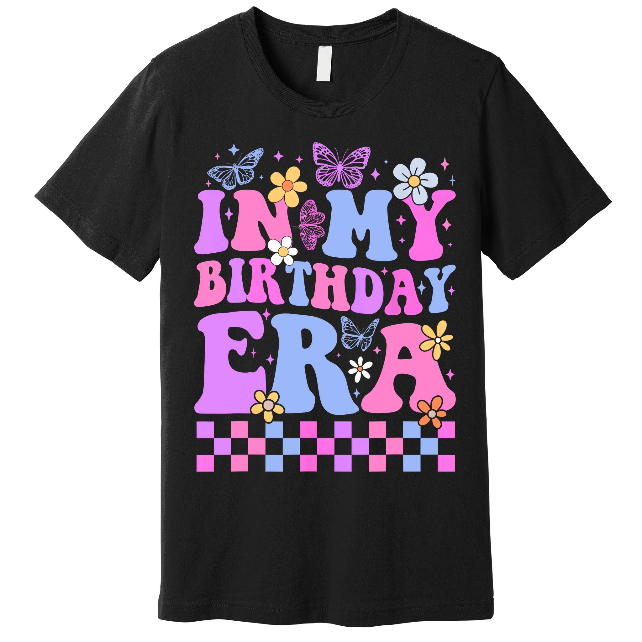 In My Birthday Era Retro Funny Bday Gifts Girl Premium T-Shirt