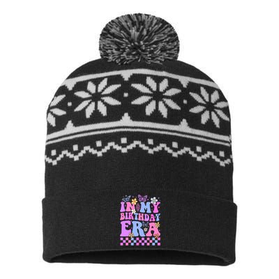 In My Birthday Era Retro Funny Bday Gifts Girl USA-Made Snowflake Beanie