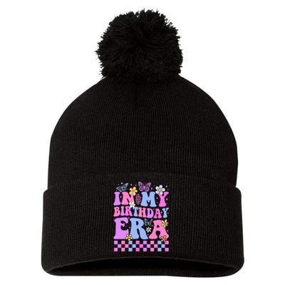 In My Birthday Era Retro Funny Bday Gifts Girl Pom Pom 12in Knit Beanie