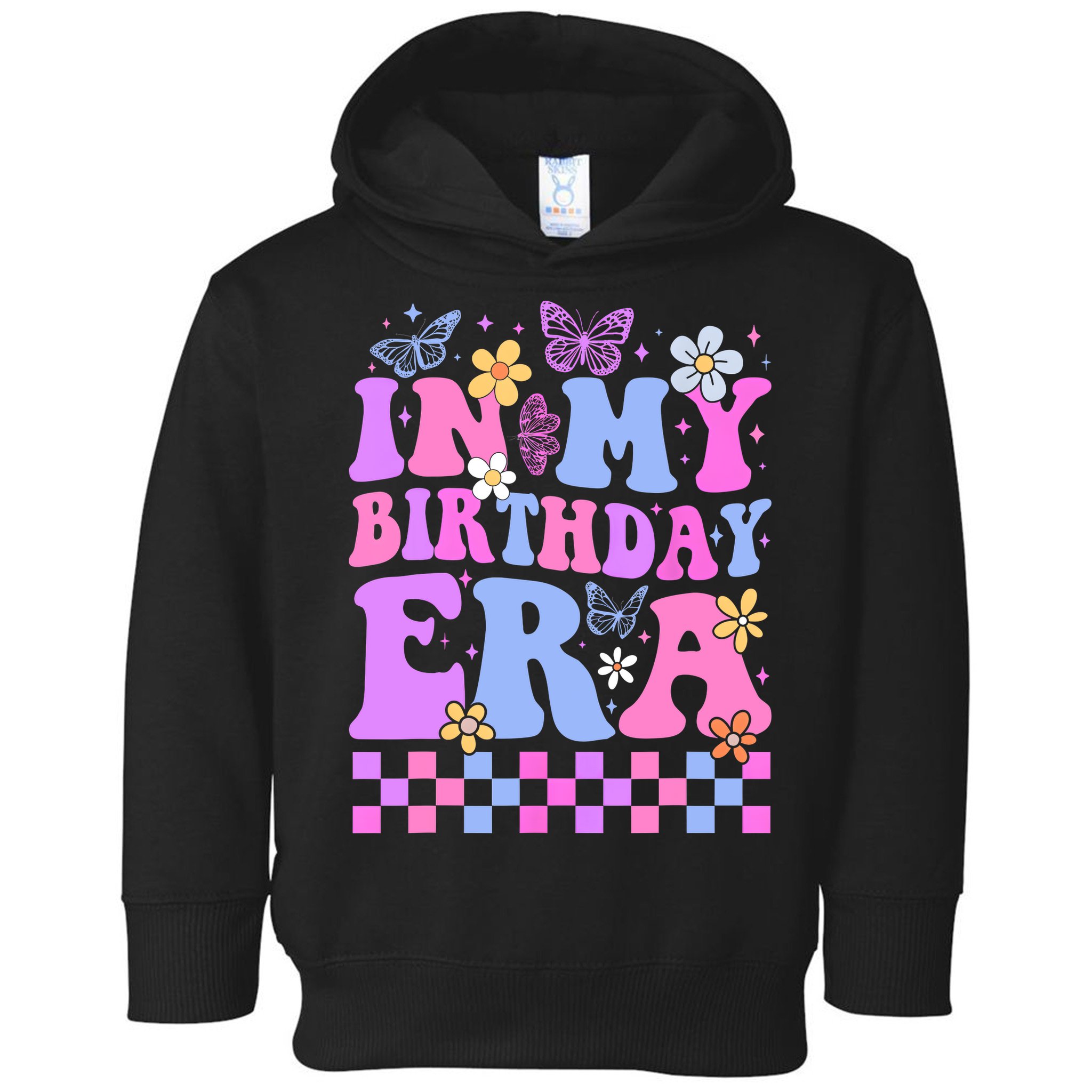 In My Birthday Era Retro Funny Bday Gifts Girl Toddler Hoodie