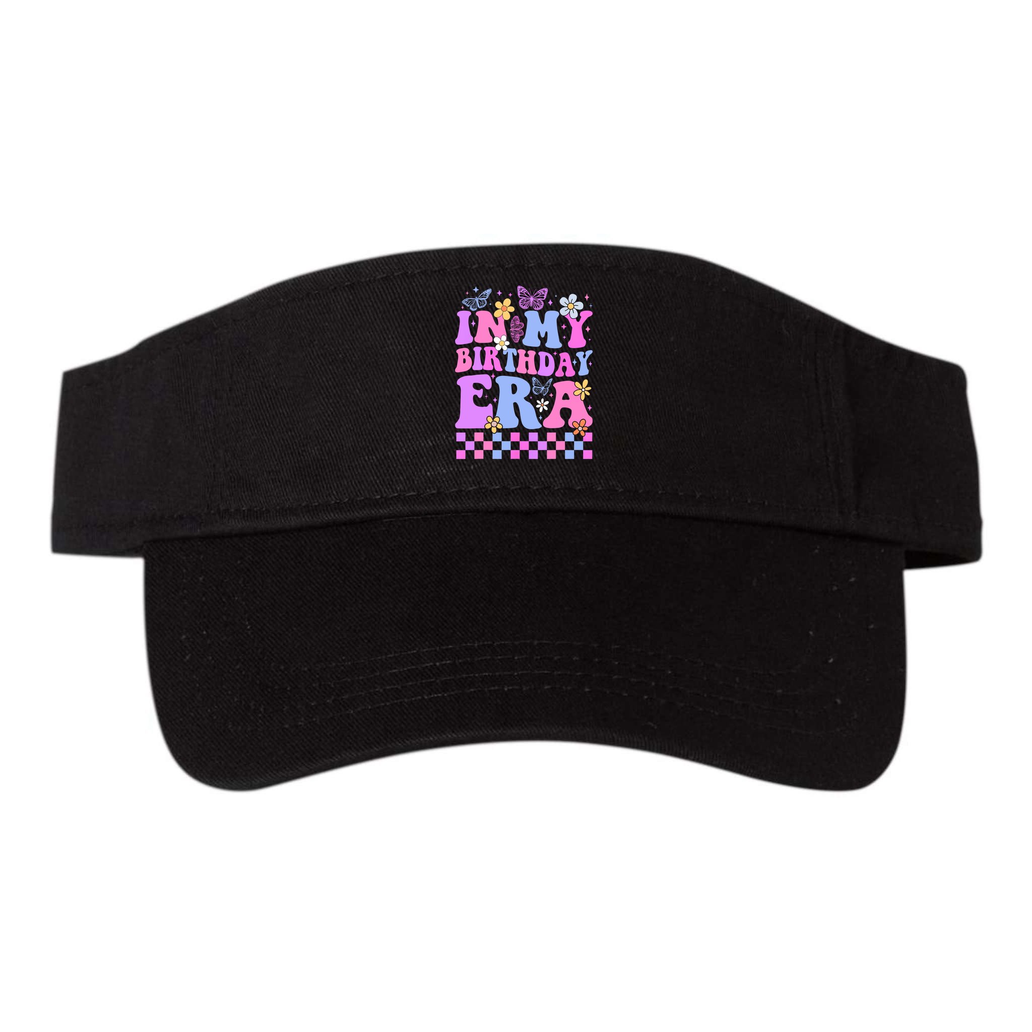 In My Birthday Era Retro Funny Bday Gifts Girl Visor