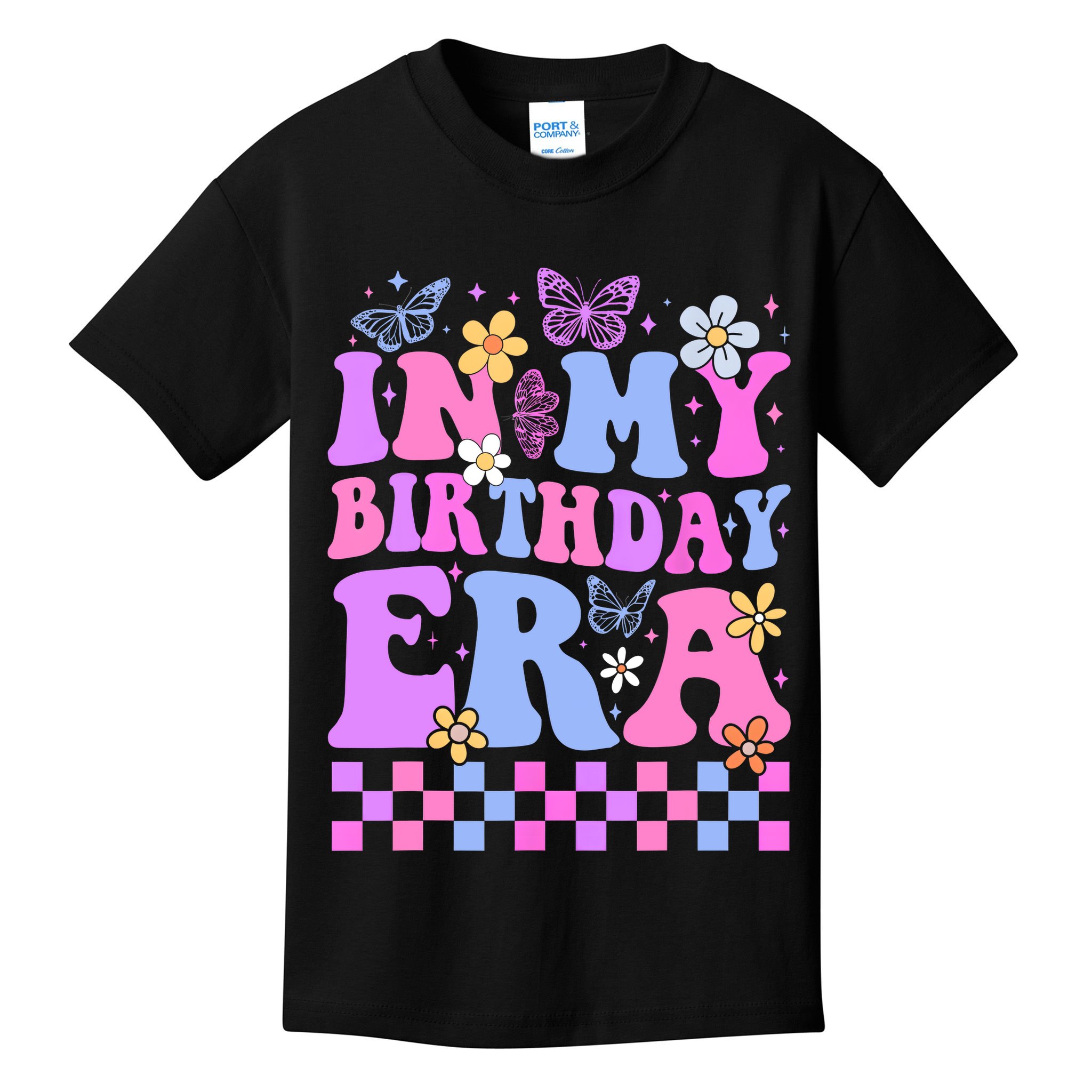 In My Birthday Era Retro Funny Bday Gifts Girl Kids T-Shirt
