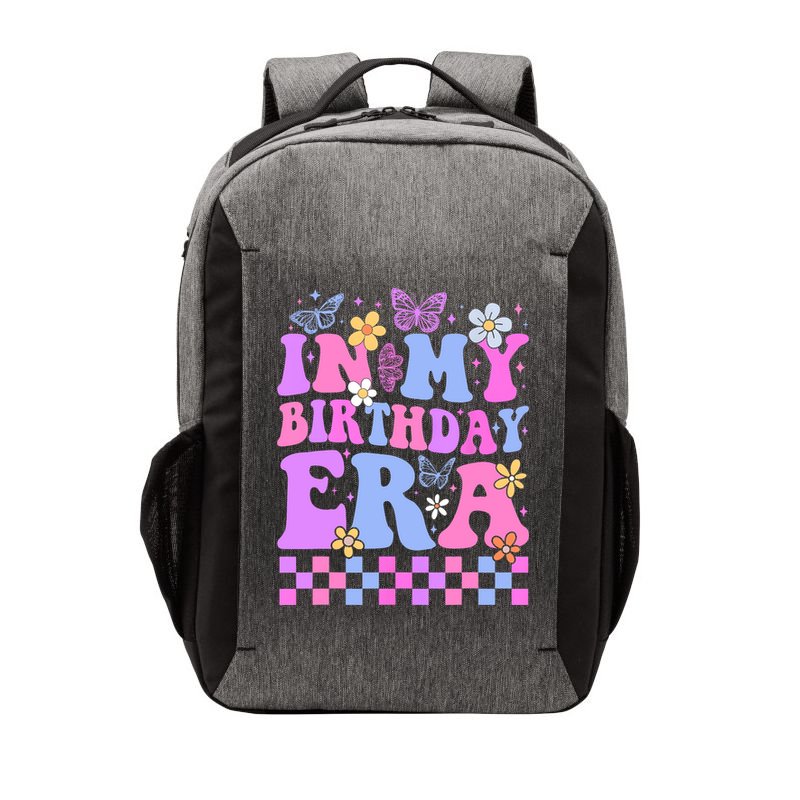 In My Birthday Era Retro Funny Bday Gifts Girl Vector Backpack