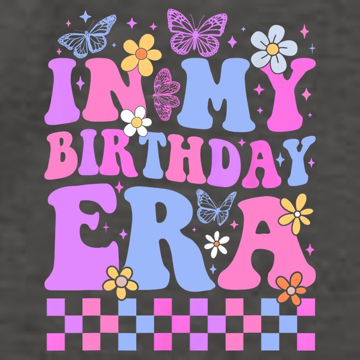 In My Birthday Era Retro Funny Bday Gifts Girl Vector Backpack