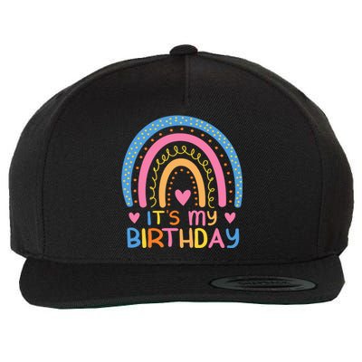 IT’S MY BIRTHDAY RAINBOW For Women Teens Women Gifts Wool Snapback Cap