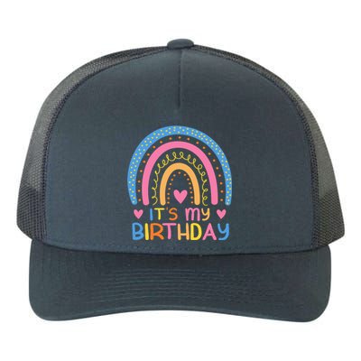 IT’S MY BIRTHDAY RAINBOW For Women Teens Women Gifts Yupoong Adult 5-Panel Trucker Hat