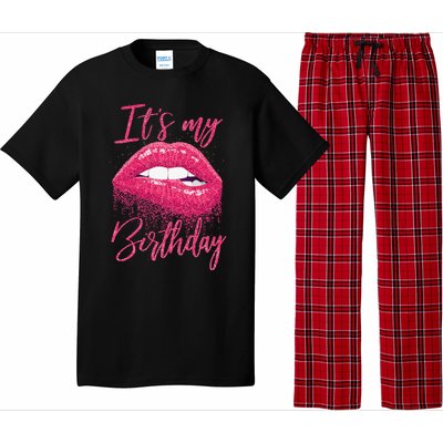 It's My Birthday For Women Gift For Mom Wife Gigi Birthday Pajama Set