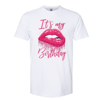 It's My Birthday For Women Gift For Mom Wife Gigi Birthday Softstyle CVC T-Shirt