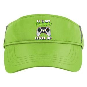 ItS My Birthday Boy Time To Level Up Video Game Gift Adult Drive Performance Visor