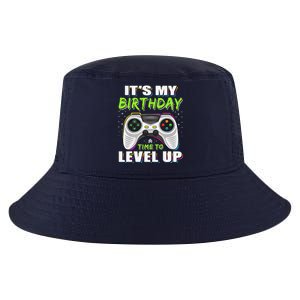 ItS My Birthday Boy Time To Level Up Video Game Gift Cool Comfort Performance Bucket Hat