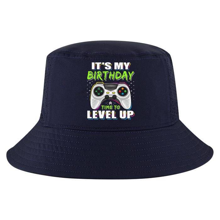 ItS My Birthday Boy Time To Level Up Video Game Gift Cool Comfort Performance Bucket Hat