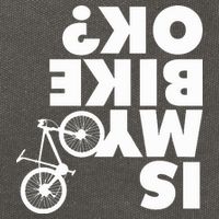Is My Bike OK Tshirt Funny Mountain Bike Cotton Canvas Backpack