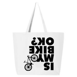 Is My Bike OK Tshirt Funny Mountain Bike 25L Jumbo Tote