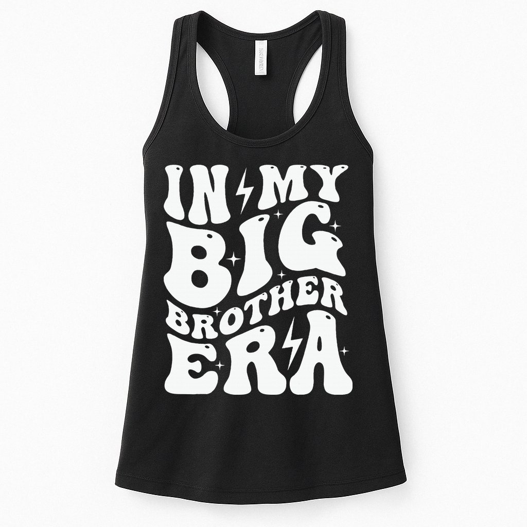 In My Big Brother Era Pregnancy Announcement For Brother Womens Tank Top