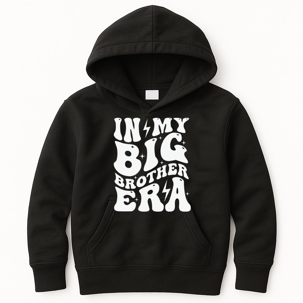 In My Big Brother Era Pregnancy Announcement For Brother Kids Hoodie