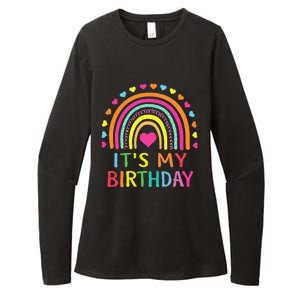 ItS My Birthday  Teens Girl Gift Rainbow Womens CVC Long Sleeve Shirt