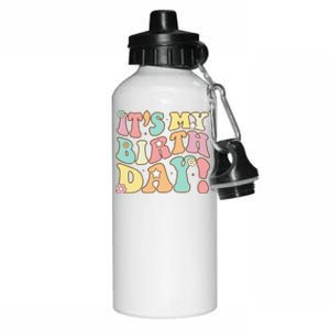 Its My Birthday Groovy Birthday Teens Aluminum Water Bottle