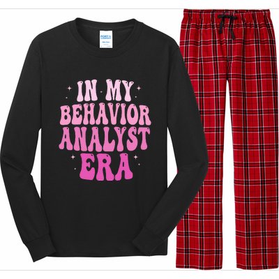 In My Behavior Analyst Era Groovy Applied Behavior Analysis Long Sleeve Pajama Set