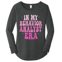 In My Behavior Analyst Era Groovy Applied Behavior Analysis Women's Perfect Tri Tunic Long Sleeve Shirt