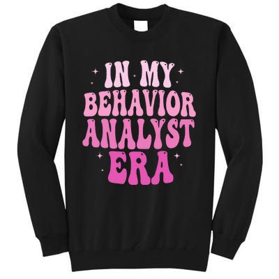 In My Behavior Analyst Era Groovy Applied Behavior Analysis Tall Sweatshirt